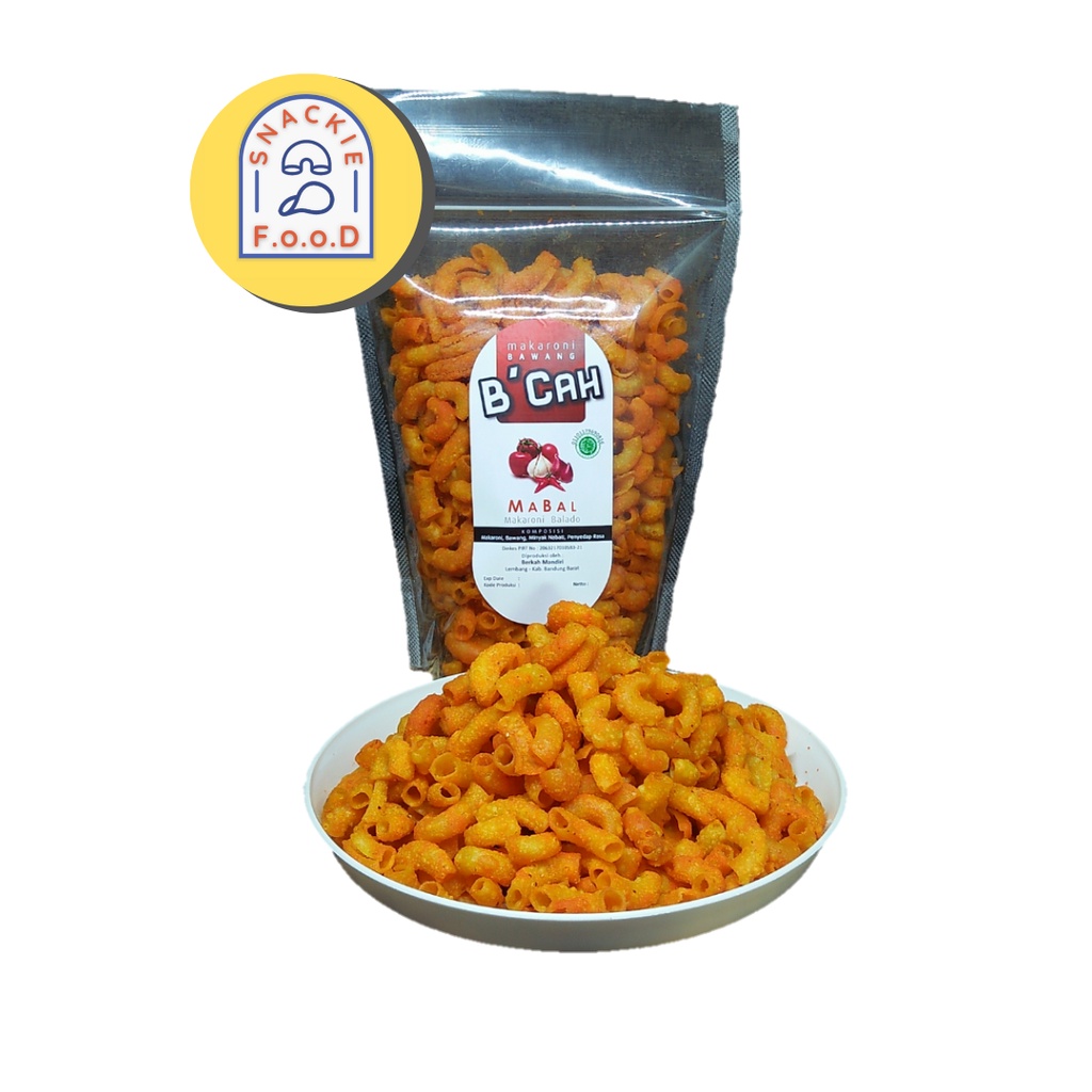 

snack jajan MABAL "makaroni balado" b'cah
