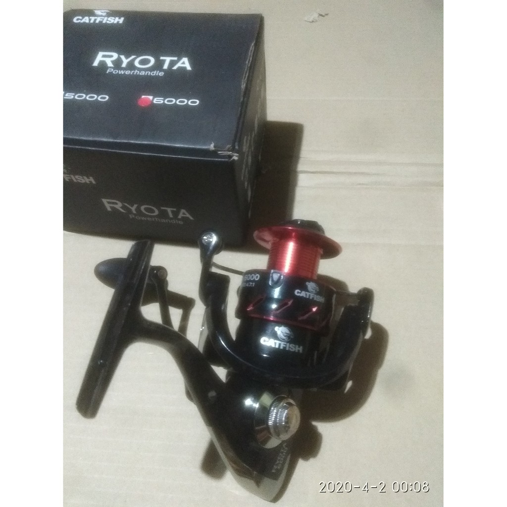 Reel Catfish Ryota 6000 power handle