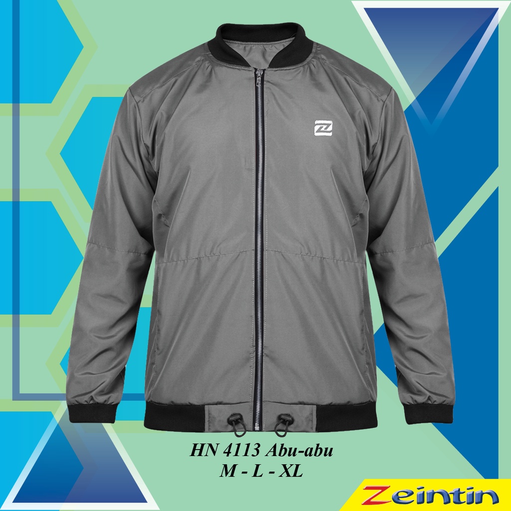 Zeintin - Jaket Pria Sweater Pria Hoodie Fashion Pria Kasual Bahan Nylon Tebal Original Zeintin HN