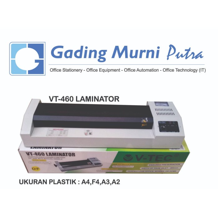 V-TEC MESIN LAMINATING PANAS LAMINATING MACHINE VT-460