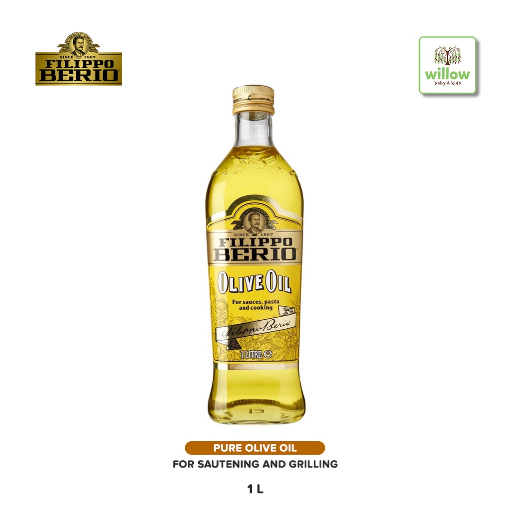 

Filippo Berio Pure Olive oil for Sauteing & Grilling 1Lt - Minyak