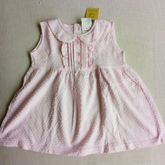 Eyka pink dress - size 9-12m