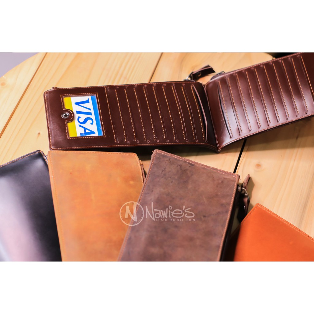DOMPET KULIT ASLI - DOMPET KARTU PANJANG