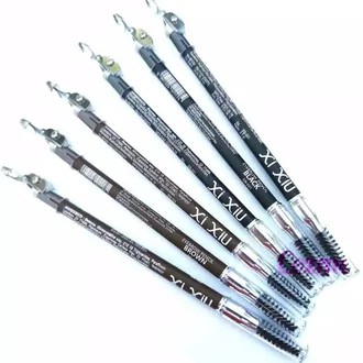 ❤ BELIA ❤ Xi Xiu Eyebrow Pencil Black &amp; Brown BPOM | XIXIU pensil alis 2 in 1 Eye Brow