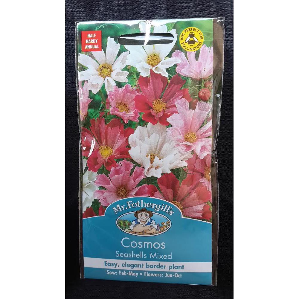 1 Pack 100 Benih Bibit Bunga Cosmos Seashells Mixed Mr Fothergills Tpsdd3 Ayo Beli