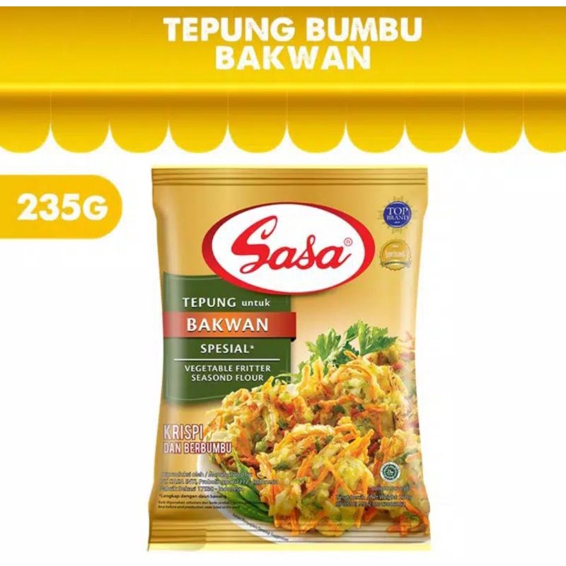 

Sasa Tepung Bumbu Bakwan 235gr