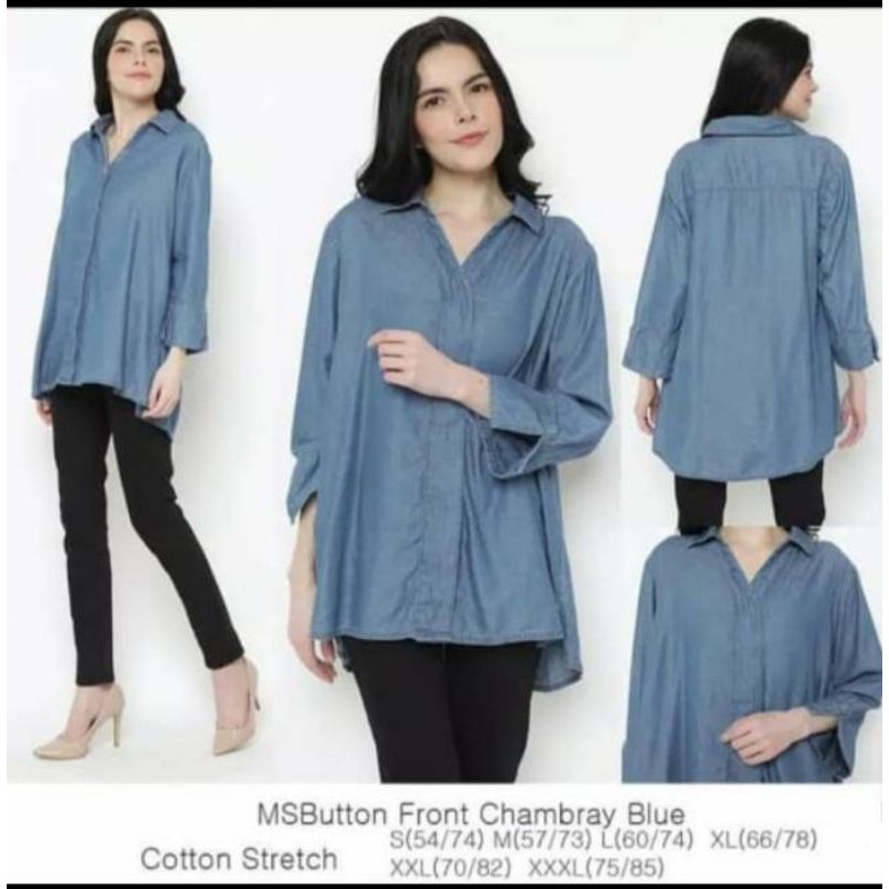 Kemeja denim  Martha Stewart
