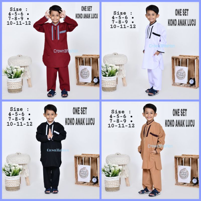 Setelan Koko Kurta Pakistan Anak Lucu *Bisa COD