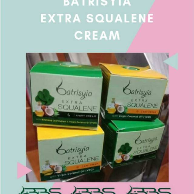 

[Extra squalene cream] day & night batrisyia herbal