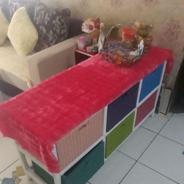 Taplak Meja/ Alas Dashboard Bulu 50*170
