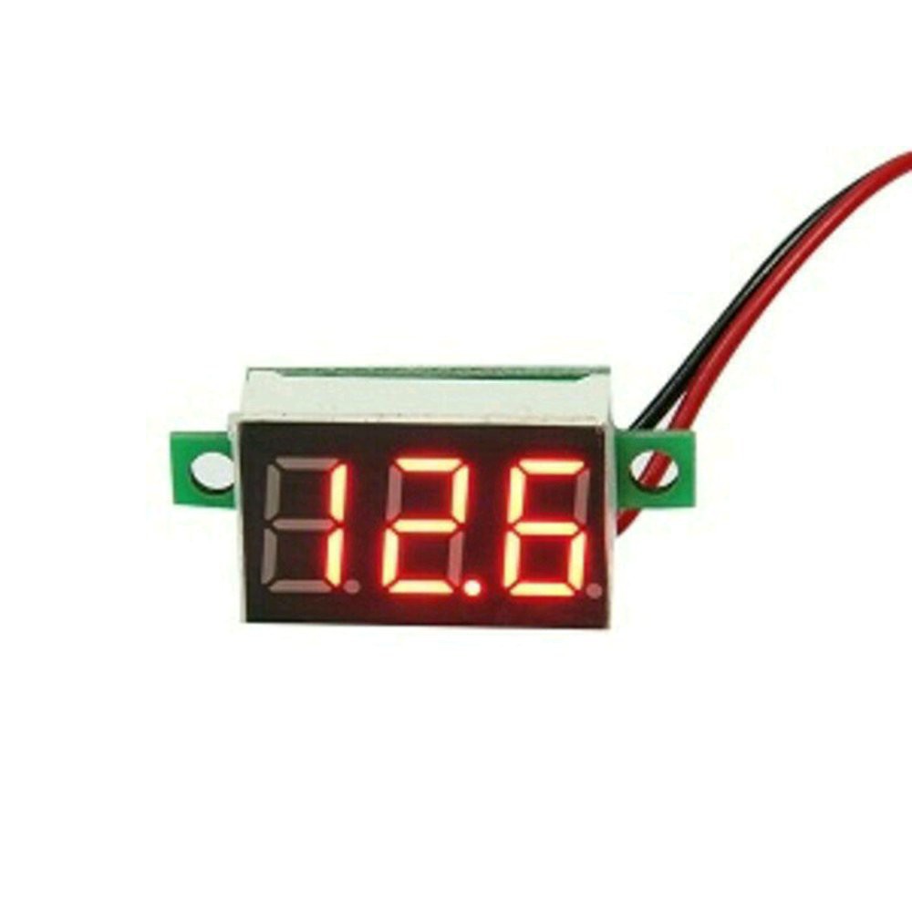 Promo MINI DIGITAL VOLTMETER   Digital voltmeter mini 3 80   32 0v terlaris