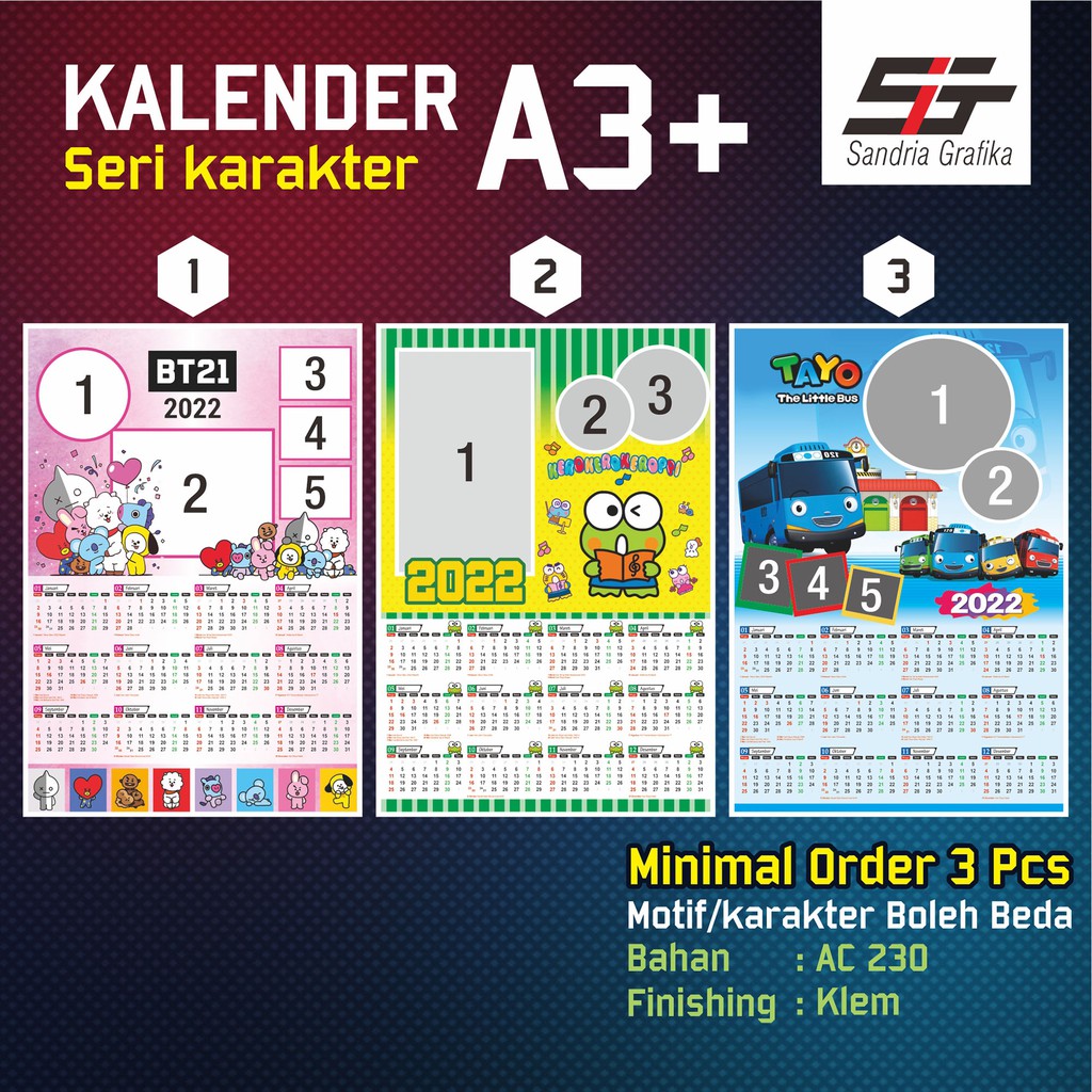 

Kalender Foto 2025 Karakter