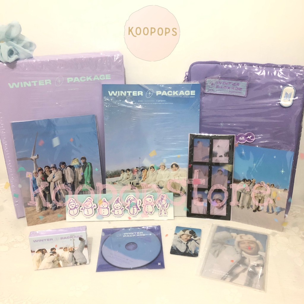 [READY STOCK] - SHARING 2021 BTS WINTER PACKAGE WINPACK 6CUT FILM TAEHYUNG V PHOTOCARD PC NAMJOON RM