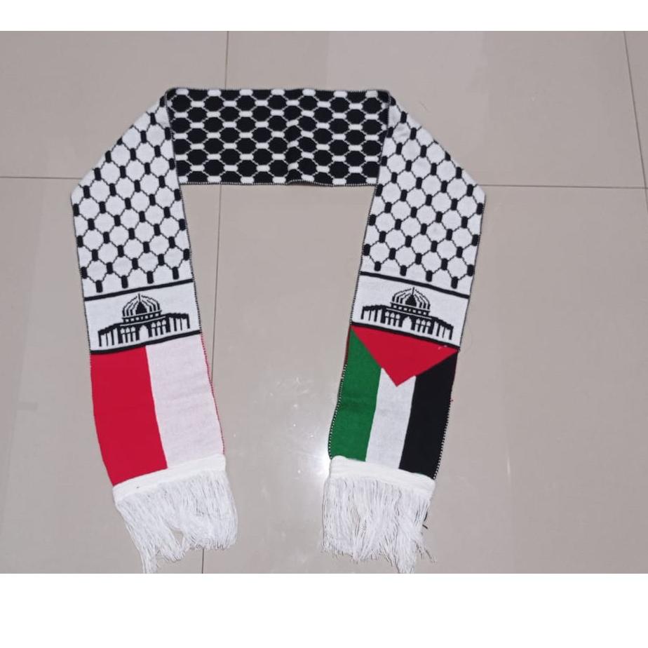 ✸ [ ] Syal Palestina Digital - Syal Palestina Indonesia - Syal Rajut Digital Palestina Indonesia ☻