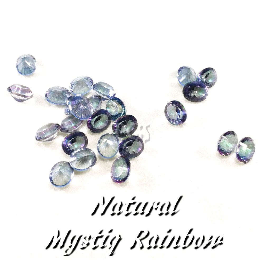 BATU PERMATA NATURAL MYSTIC MINI QUARTZ RAINBOW SUPER COLOR