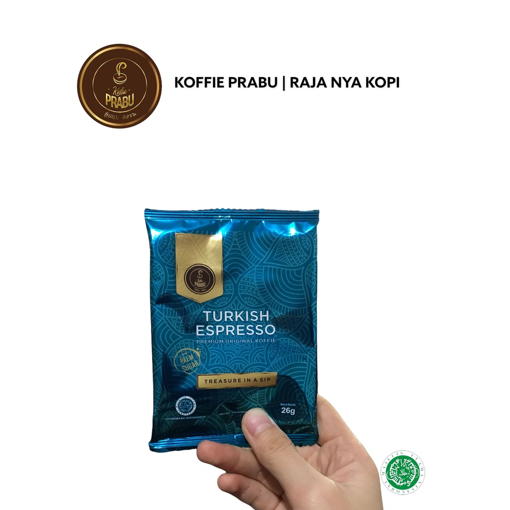 

{BARU DAN TERLAKU} KOFFIE PRABU - Turkish Espresso with Palm Sugar Kopi bubuk 1 sachet ala turki