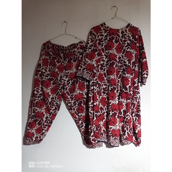 Babemu (Baju bekas mulus) M45 - Pakaian Wanita - Setelan batik atas bawah