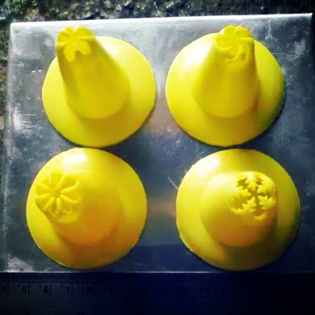 Spuit kue kering isi 4 pcs spuit kue semprit bahan plastik jumbo