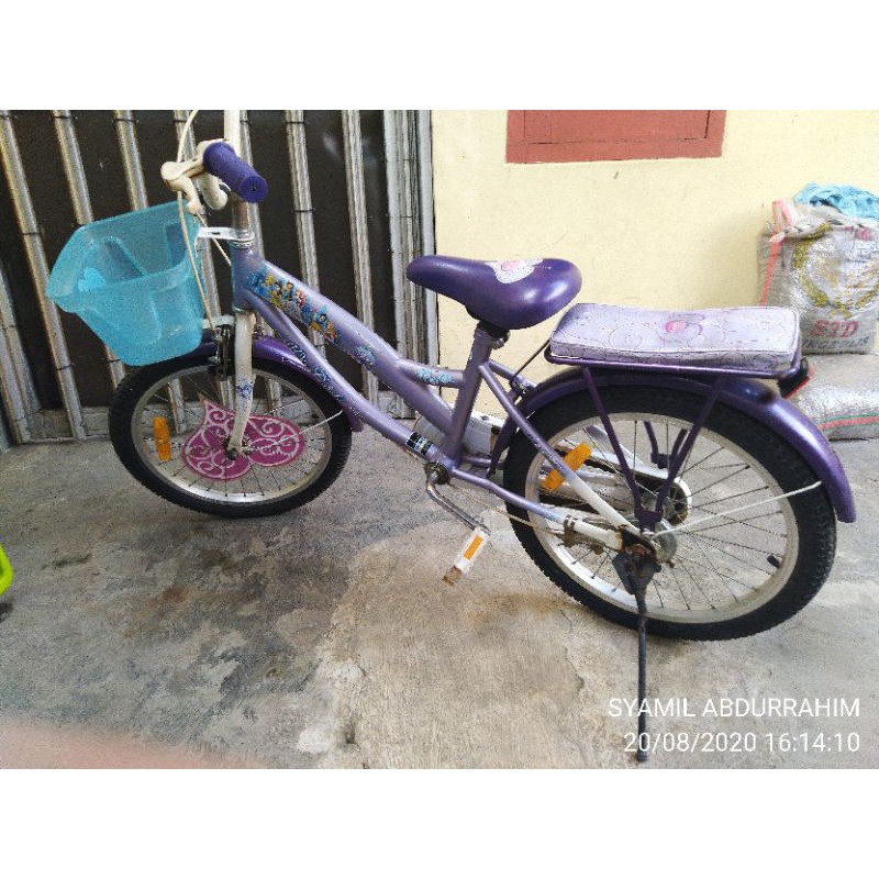 Sepeda anak WIMCYCLE Ukuran 18 motif princess disney  barunya 1,2jt