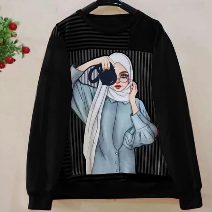 JSD009 BAJU ATASAN WANITA MUSLIM MURAH BLOUSE GLADSY ANTI MAHAL