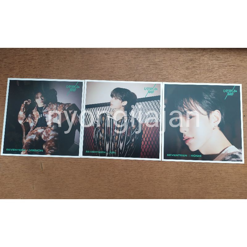 [TAKE ALL] Seventeen hitorijanai entry card hoshi vernon jun