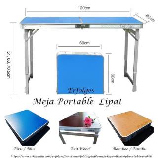 MEJA PORTABLE MEJA LIPAT MEJA KOPER HPL PRAKTIS Shopee MEJA PORTABLE MEJA LIPAT MEJA KOPER HPL PRAKTIS Shopee