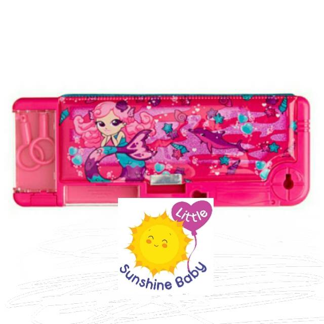 

Smiggle Pencil Case Pop Up Mermaid Pink