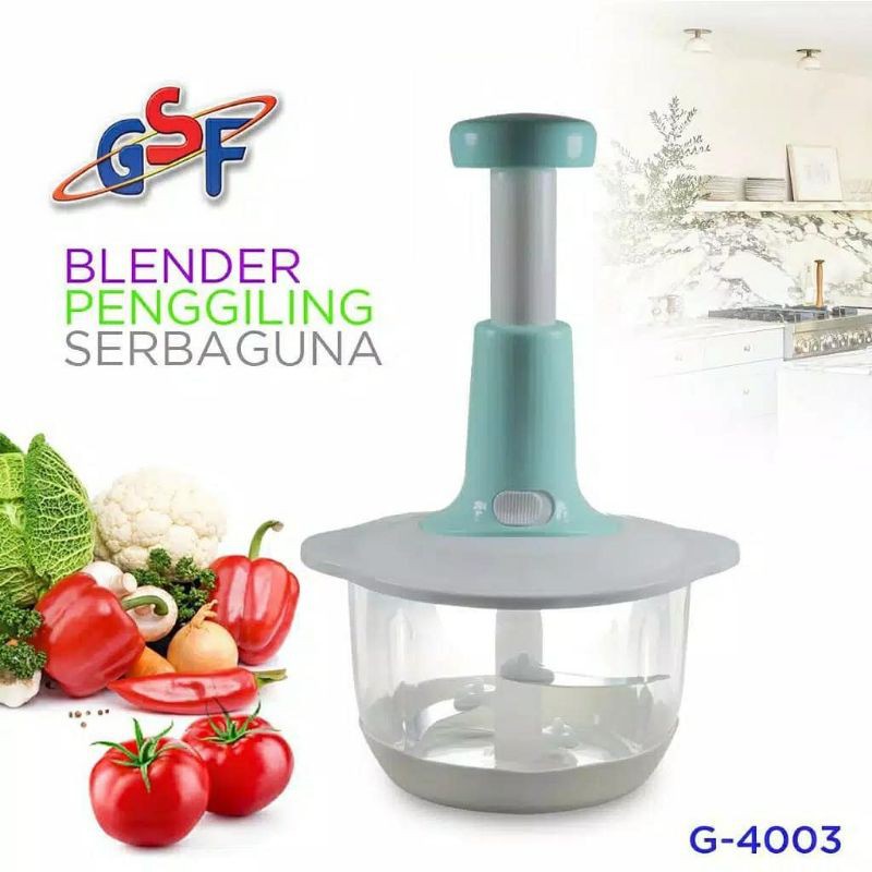 Blender Penggiling Manual Serbaguna GSF G-4003 Tanpa Baterai Tanpa Listrik