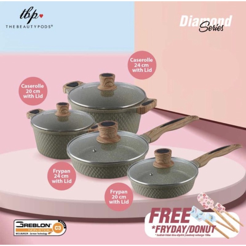 diamond paket steincookware