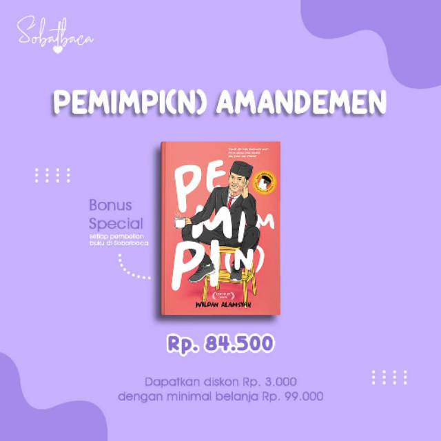 Pemimpi(n) Amandemen Wildan Alamsyah 100 Original buku