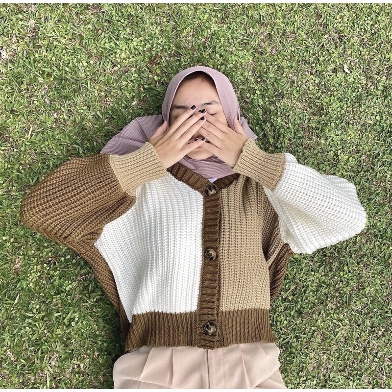 Helen Cardie Rajut Wanita Kekinian 2021- Outher Rajut Wanita Terbaru - Sweater Rajut Wanita - Switer