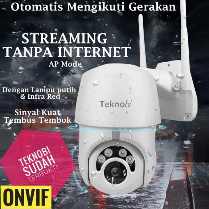 [BISA BAYAR DITEMPAT] Teknobi IP CAMERA CCTV WIFI PTZ AUTO TRACKING Mengikuti Gerakan Cloud BOOM