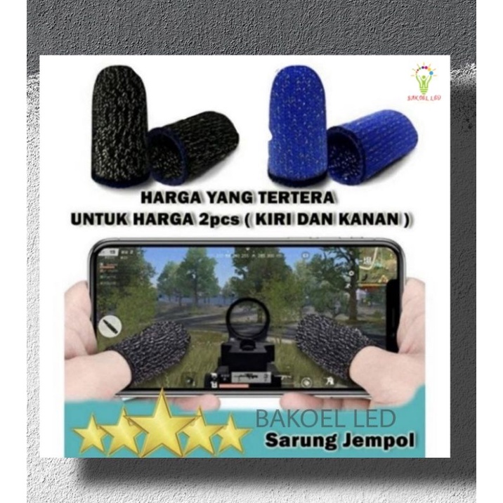 Sarung Jempol jari tangan gaming 1 set isi 2