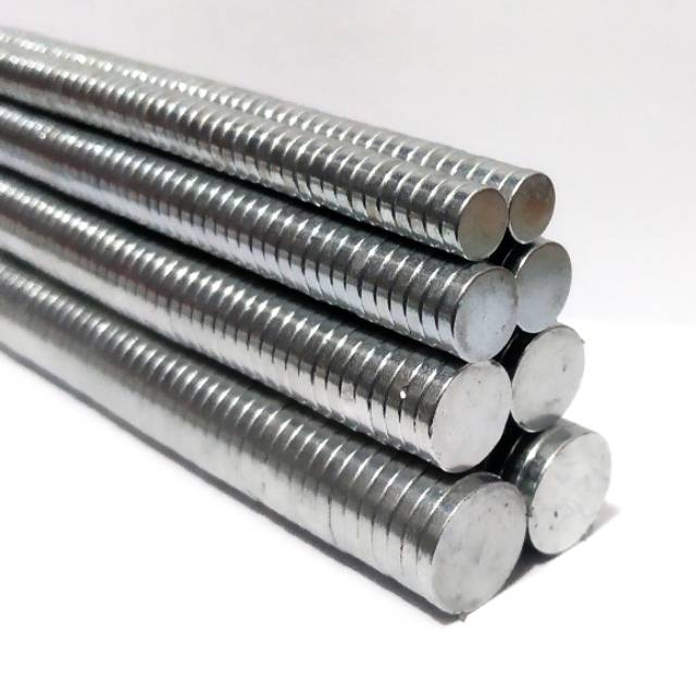 Magnet Kancing Bulat Putih Neodymium 12mm x 2mm
