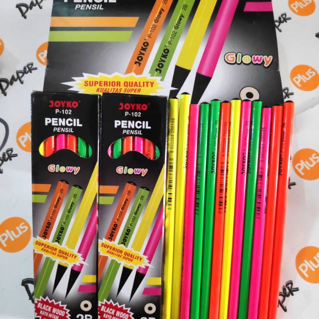

Pensil 2B JOYKO Glowy Black Wood P102 (12pcs)
