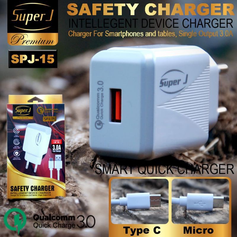 Charger Super J SPJ-15 Micro Usb fast carging