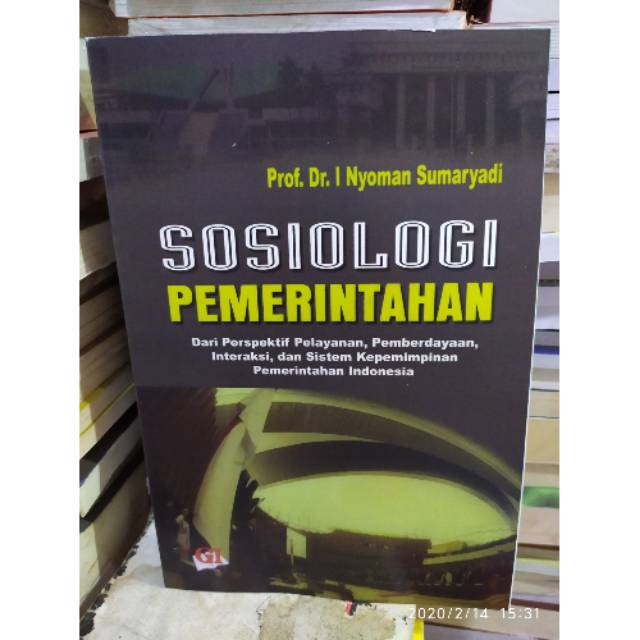 SOSIOLOGI PEMERINTAHAN Prof. Dr. I. Nyoman Sumaryadi