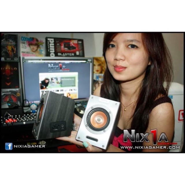 MURAH!! Speaker USB KRATOR Neso N2-20U03 USB powered Wood Edition