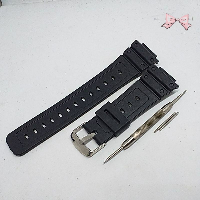 STRAP TALI JAM SANDA 6016 Tali Jam Tangan Pria Wanita Digital Sport EL Backlight Tali Rubber Anti Ai