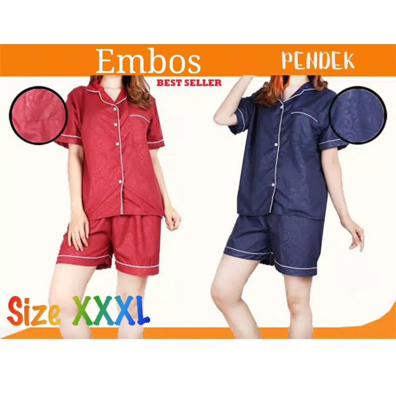 LoverFashion Hp Piyama Embos Jumbo (XXXL)