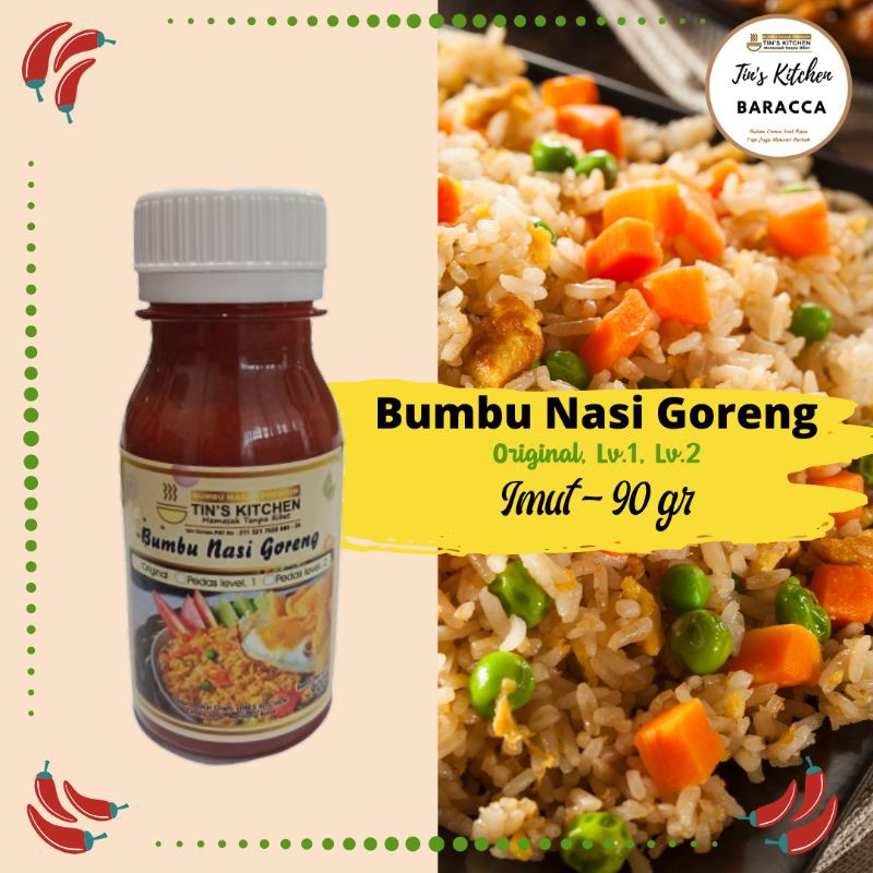 

Bumbu Nasi Goreng 90gr Tins Kitchen - Kemasan Imut Bisa bumbu Sayur Asem, Tumis Sayur, dll