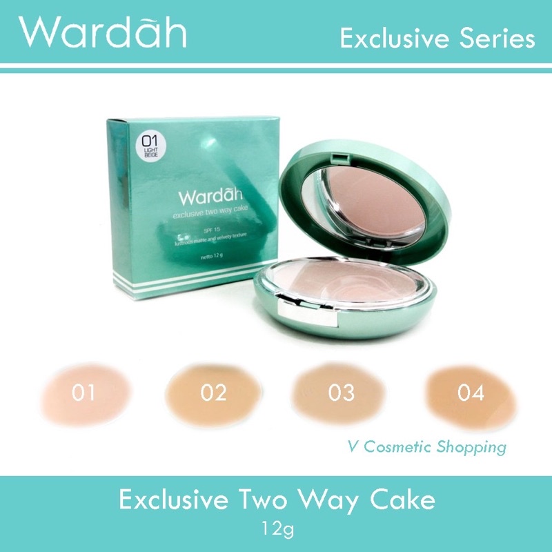 WARDAH TWO WAY CAKE EXCLUSIVE (HIJAU)