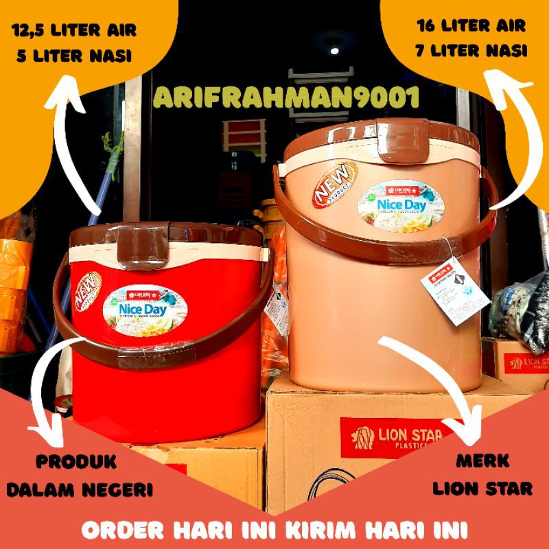 LION STAR - HANAMI / Termos Nasi/Es 12.5-16-20-25-30 Liter Thermos Rice/Ice