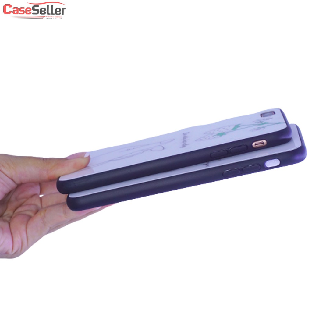 CaseSeller - SAMSUNG A10S / A20S / A30/A20 / A50/A50S  Hardcase Glass Ultraviolet Glow In The Dark