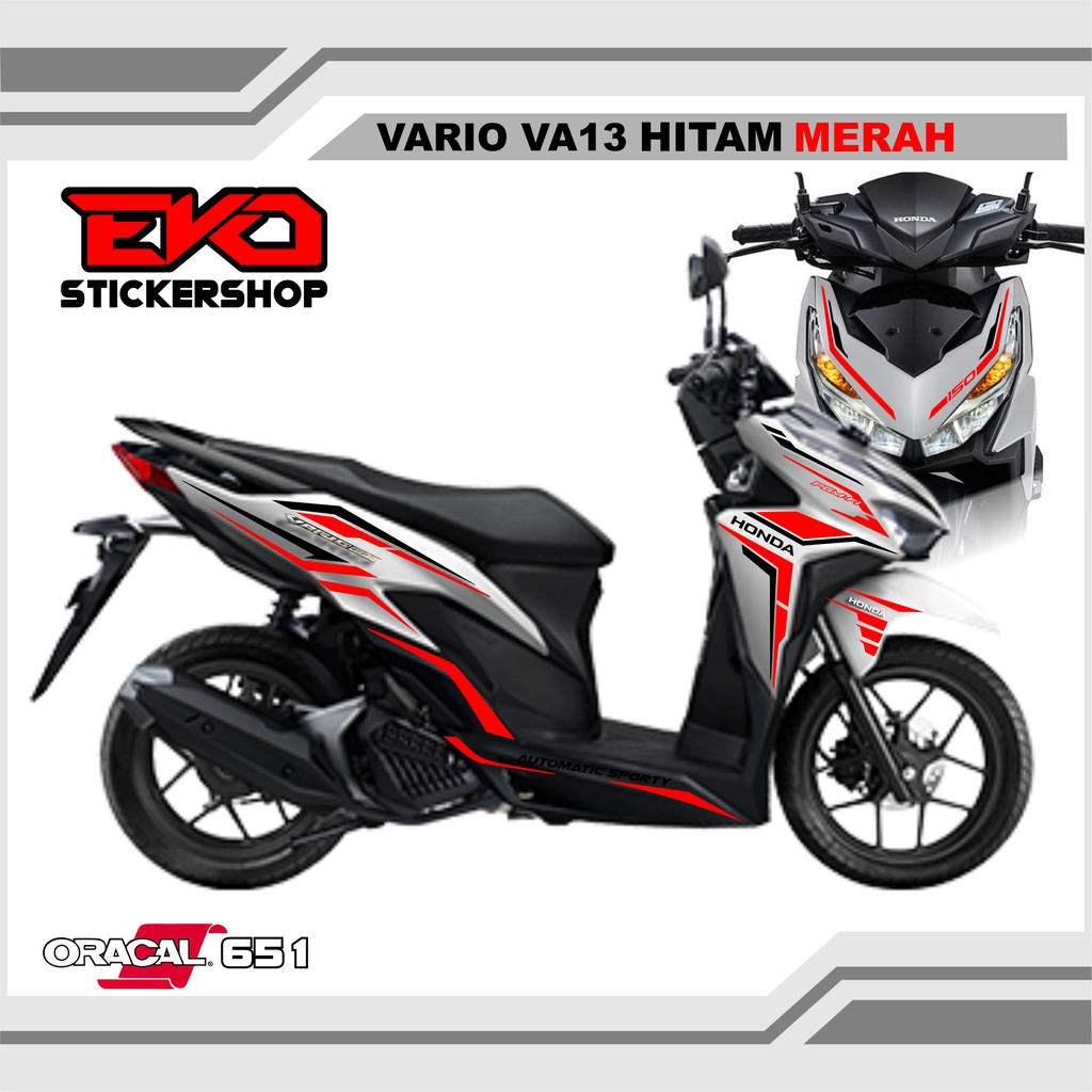 Cutting Sticker Vario 150 Putih