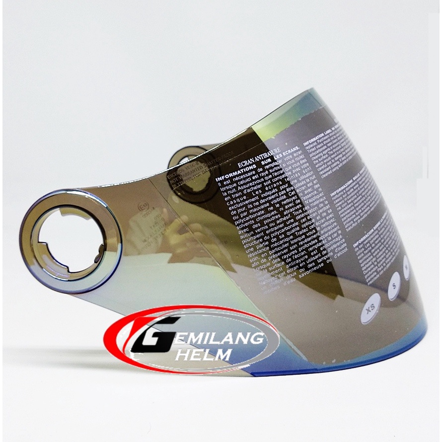 Visor Iridium Zeus 610 Kaca Zeus ZS610 Visor Zeus ZS-610 Kaca Helm