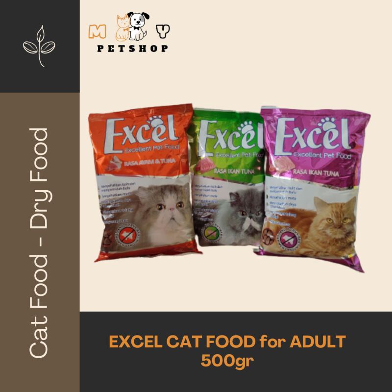 EXCEL MAKANAN KUCING MURAH 500gr