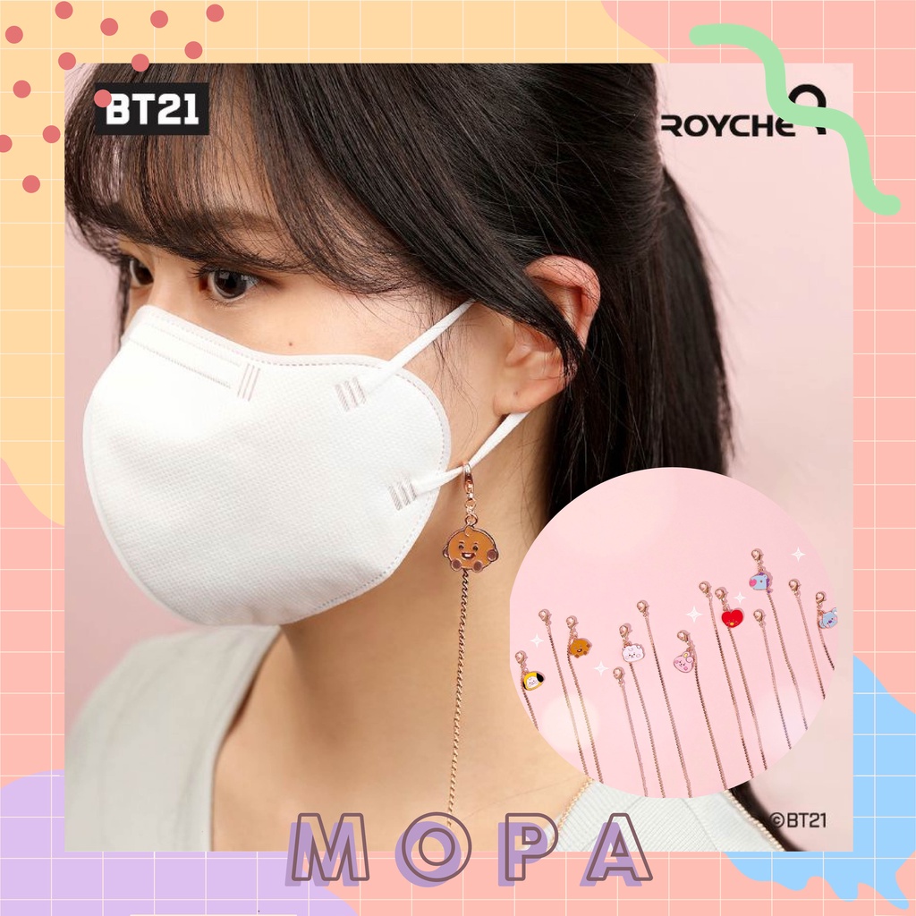 [READY] bt21 official baby chain mask strap