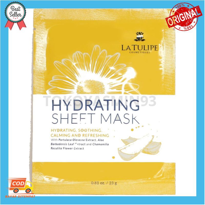 La Tulipe Hydrating Sheet Mask Murah