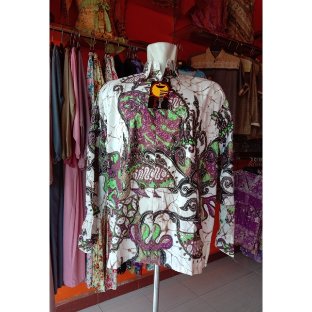 pakaian pria atasan batik 9teng batik jambi